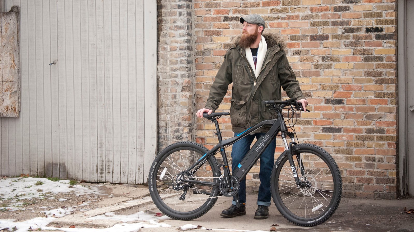 A man with his bike